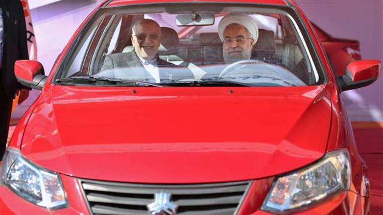 İranın yeni yerli otomobili ve dizel motoru tanıtıldı