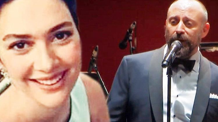 Halit Ergenç şarkısını Bergüzar Korel'in gözlerine bakarak söyledi