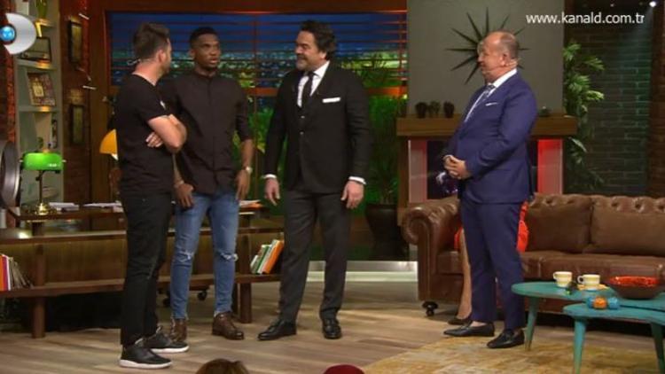 Eto'o Beyaz Show'da şampiyon adayını açıkladı