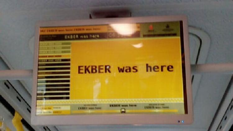 Görenleri şaşırttı! İETT hack'lendi
