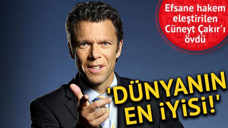 Urs Meier: 'Cüneyt Çakır dünyanın en iyi hakemi'