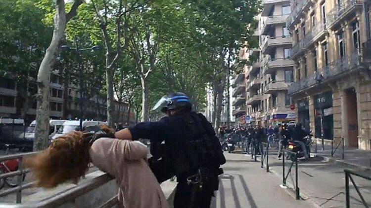 Fransız polisinden sert müdahale