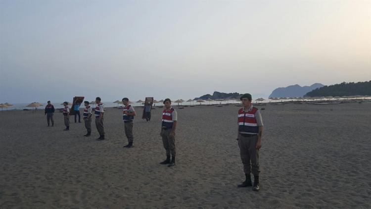 İztuzu’nda DALÇEV’in tahliyesine başlandı