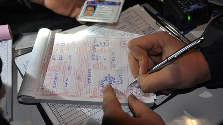 Emniyette trafik işlemleri yapılmaya başlandı