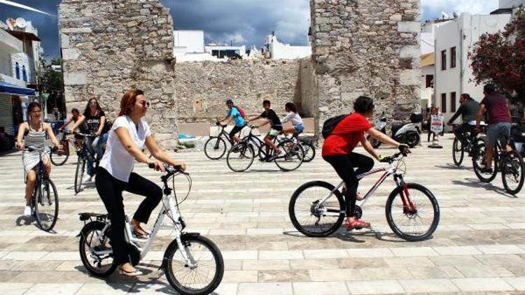 Bodrumda sağlık için bisiklet kullanımı çağrısı Bodrumda sağlık için bisiklet kullanımı çağrısı