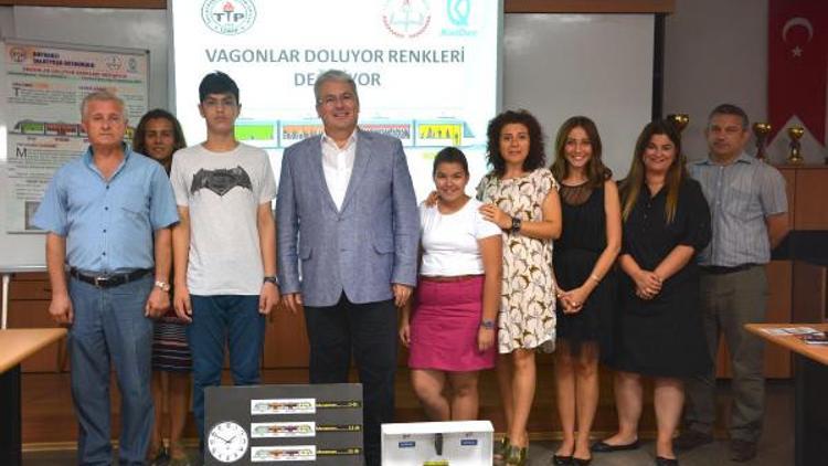 Proje fikirlerini İzmir Metro A.Ş.ye sundular Proje fikirlerini İzmir Metro A.Ş.ye sundular