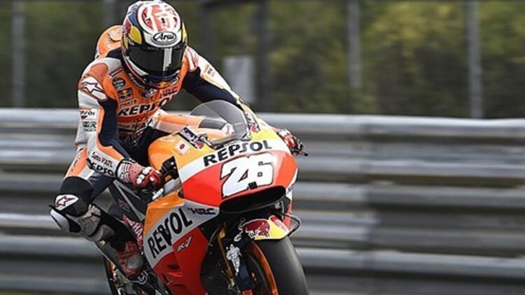 MotoGP sürücüsünün köprücük kemiği kırıldı