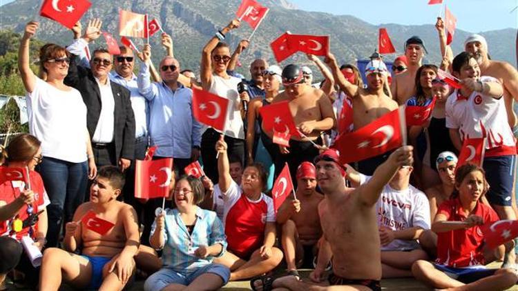 Özel sporcular Fethiye'de yarıştı