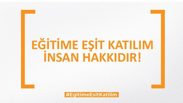 “Eğitime Eşit Katılım Projesi” başladı