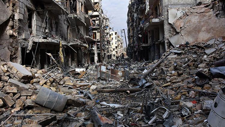 Halep'te bombalama durmadı