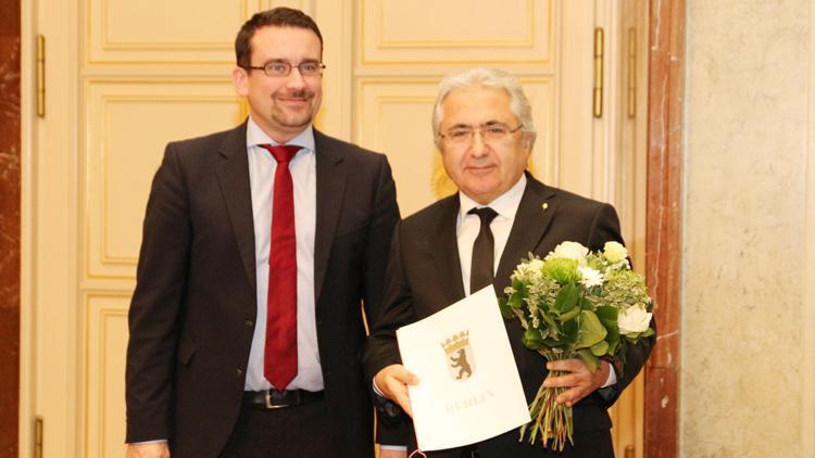 TUH Başkanı Yılmaz’a Berlin Nişanı verildi