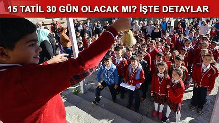15 tatil hangi gün başlıyor.. İşte Sömestr tatilinin tarihi