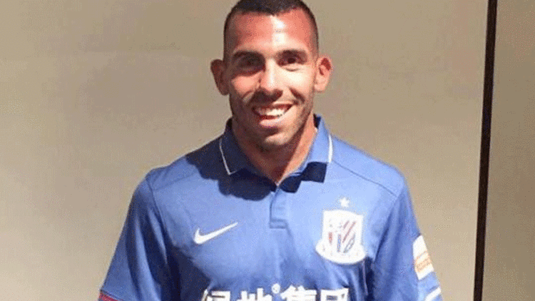 Tevez resmen Shanghai Shenhua'da!