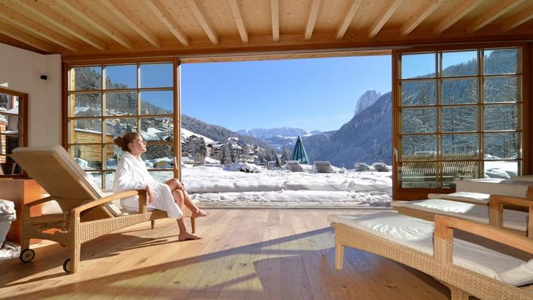 Dolomit Alpleri'nde Spa macerası