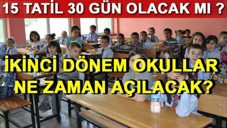 Okullar ne zaman kapanıyor? İşte 15 tatilin başlayacağı tarih