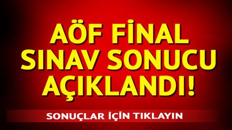 2017 AÖF sınav sonuçları için heyecan sona erdi! İşte AÖF final sınavı sonuç sorgulama sayfası
