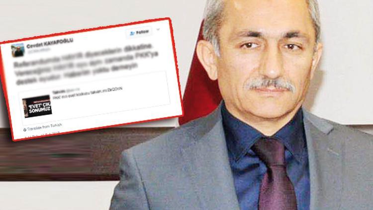 Savcıdan 'hayır' paylaşımı