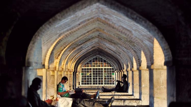 Açık hava müzesi mavi şehir İsfahan