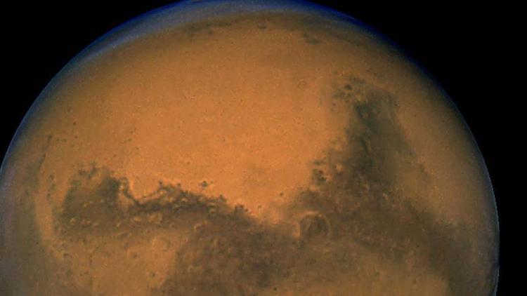 Mars'ta dünyayı şaşkına çeviren görüntü