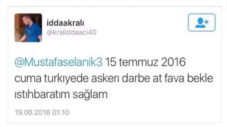 İddianamede ortaya çıkan 'darbe' tweet'i.. 'At fav'a bekle'
