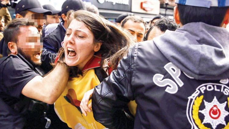 Taksim'e giremediler... 165 gözaltı