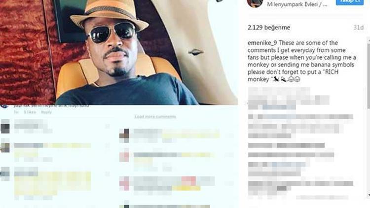 Emenike'den ırkçılık yorumlarına sert tepki