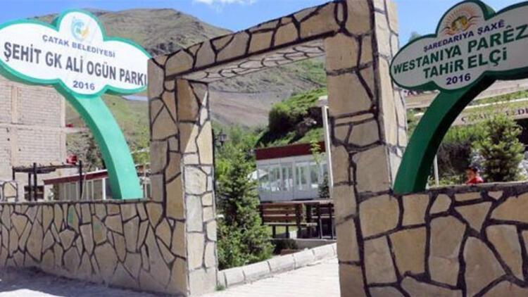Kayyum atanan Van’ın Çatak belediyesi, Tahir Elçinin ismini parktan sildi
