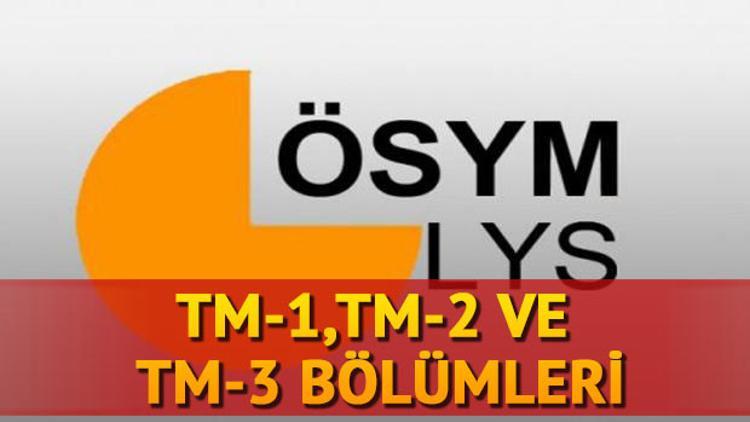 TM-1, TM-2 ve TM-3 ile alan bölümler hangileri? Türkçe Matematik bölümleri
