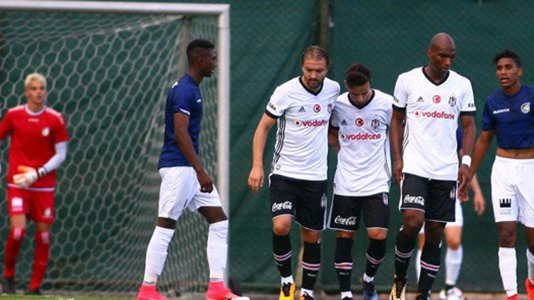 Beşiktaş'tan gollü prova