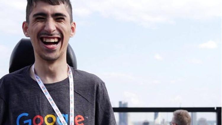 Google'dan burs alan ilk Türk engelli