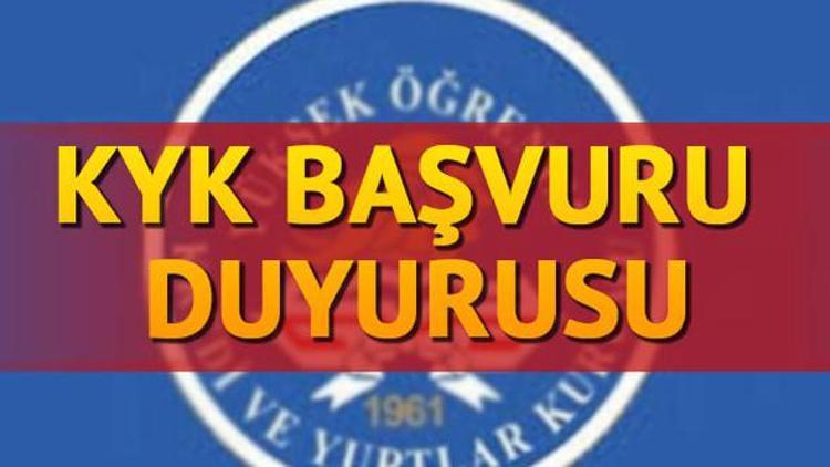 E-Devlet KYK yurt başvurusu ne zaman yapılacak? KYK başvurusunu kimler yapabilir?