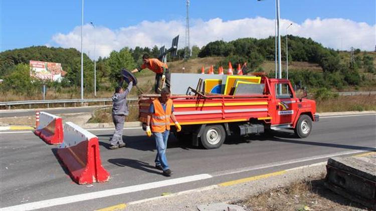 Bir aydır kapalı olan TEM'in Bolu geçişinin İstanbul yönü açıldı
