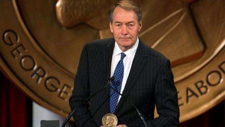 ABD'de üç kanaldan cinsel tacizle suçlanan ünlü sunucu Charlie Rose'a tavır
