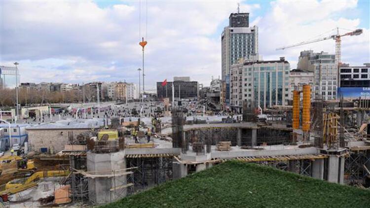 Taksim Camiinin son durumu böyle görüntülendi Başkan tarih verdi