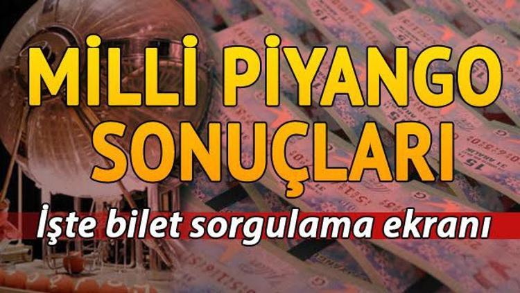 Milli Piyango sonuçları bilet sorgulama ekranı&hellip; 31 Aralık yılbaşı