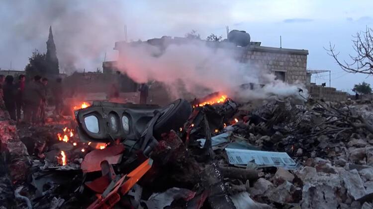 Rusya düşen uçağının intikamını İdlibde aldı Çok sayıda sivil öldü