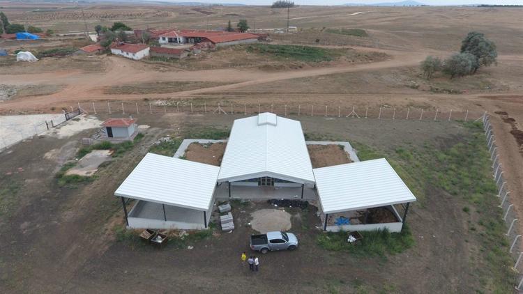 Solucan gübresi için pilot tesis