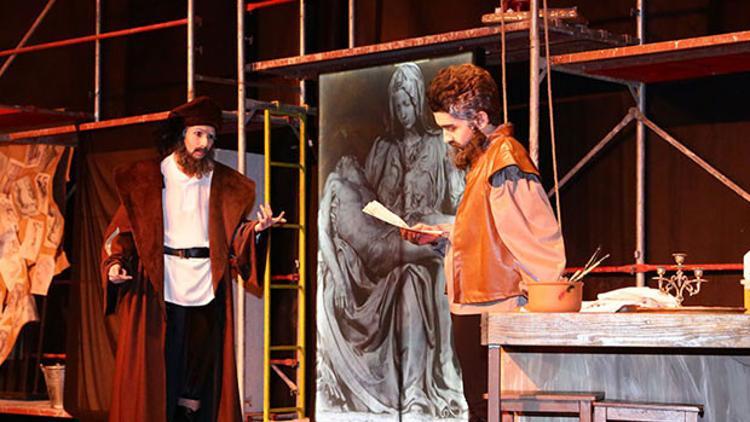 Öğrencilerden Michelangelo oyunu