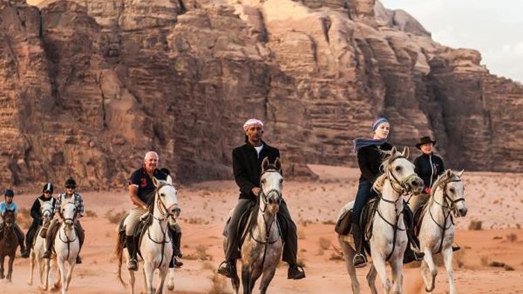 Petra Dağı'nda at binmek