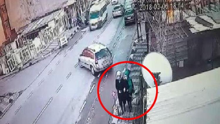 İki genç kız İstanbul'da dehşeti yaşadı! Sadece bir saniye sonra...