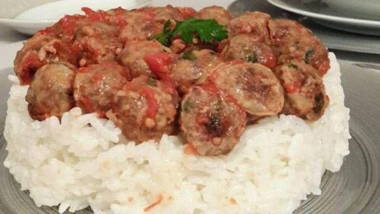 Top köfteli pilav tarifi