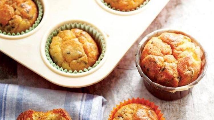 Çörek otlu tulum peynirli muffin tarifi