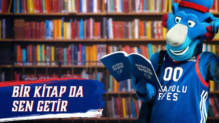 Anadolu Efes maçına bilet yerine kitapla girilecek