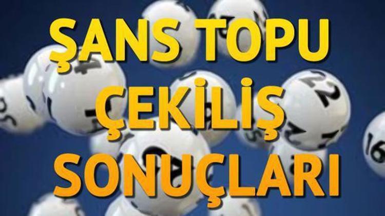 Şans Topu sonuçları - Büyük ikramiye 1. devrini gerçekleştirdi
