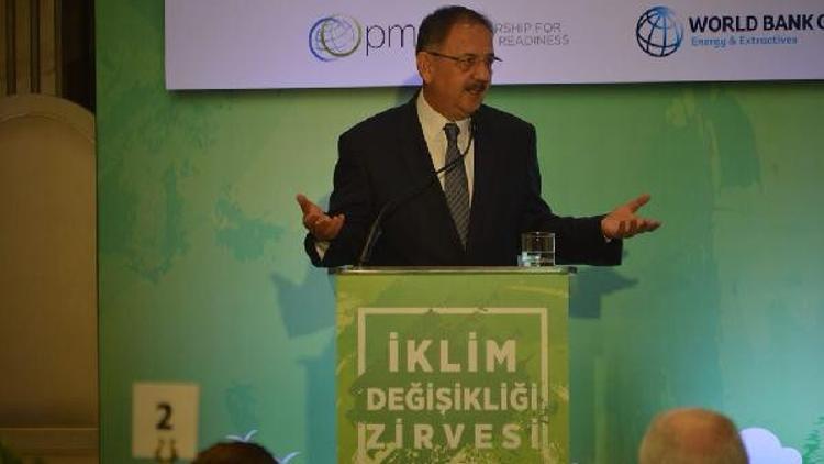 Bakan Özhaseki iklim değişikliği zirvesinde konuştu