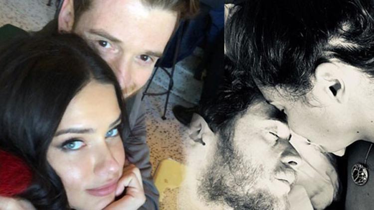 Adriana Lima ile Metin Hara'dan yatakta aşk pozu!