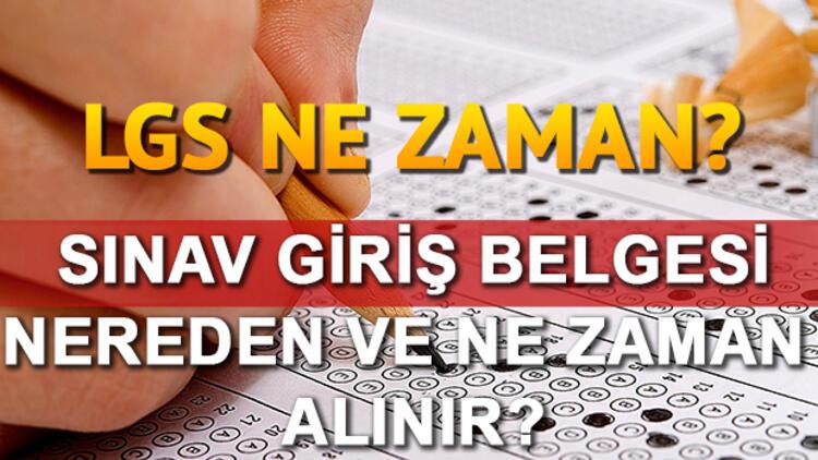 LGS sınav giriş belgesi yayımlanıyor! LGS ne zaman? - Haberler