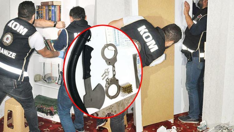 'Gizli geçitli' örgüte şafak baskını