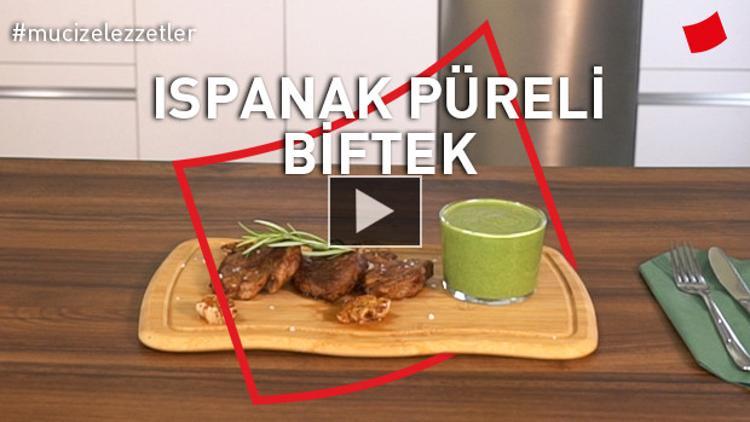 Ispanak Püreli Biftek