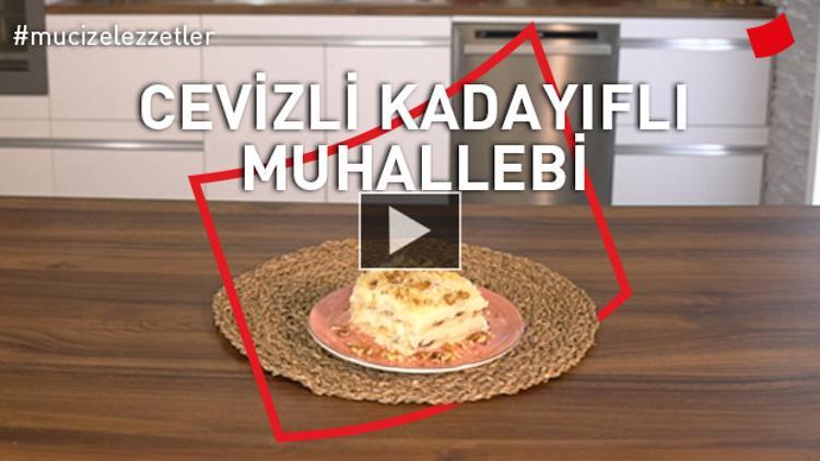 Cevizli Kadayıflı Muhallebi
